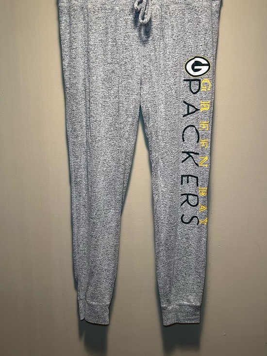 NFL Pants - NFL Women’s Heather Gray Heather Jogger Pants with Drawstring Waist Size XL